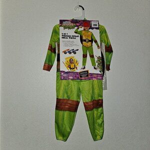 NEW Teenage Mutant Ninja Turtles TMNT 4-in-1 Halloween Costume Shell Toddler 2T